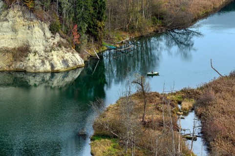 The Iller breakthrough near Altusried