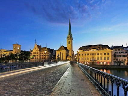 Fraumuenster in the light of dusk