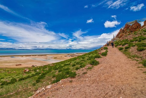 The Chiu monastery at the Lake Manasarovar