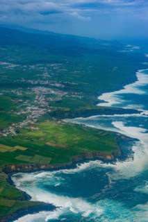 Aerial of the Island of Terceira