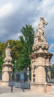 Gate to Ciutadella Park and Barcelona ZOO