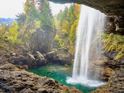 Berglistueber waterfall