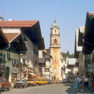 Obermarkt with parish church of St. Peter and Paul