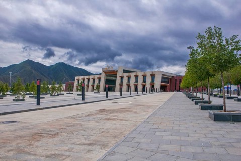The railway station of Lhasa