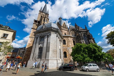 Unesco world heritage site the Aachen cathedral