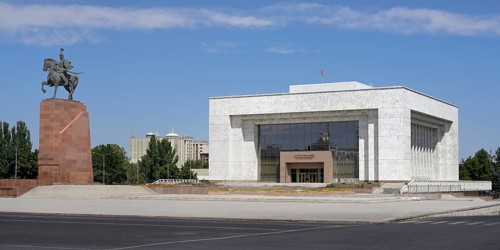 State Historical Museum and Manas Monument inspired by a traditional epic