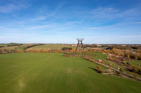 Hoist tower of the 403 Drosen shaft