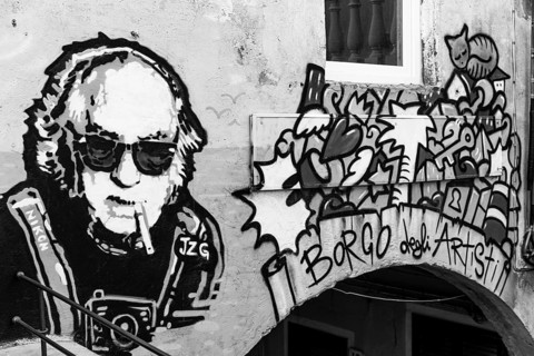 Street art in Via F. Crispi
