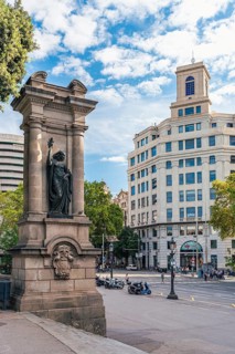 Plaza de Catalunya in Barcelona