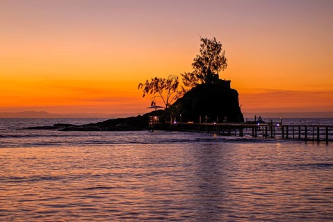 Coastline of the Island Ile Sainte Marie