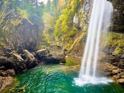 Berglistueber waterfall