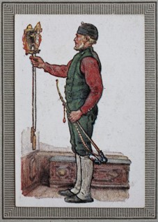 Traditional costumes in Germany in the 19th century