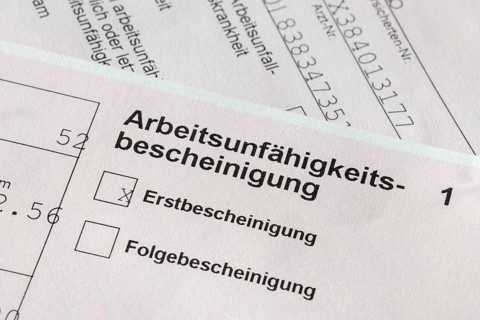 Certificate of incapacity for work