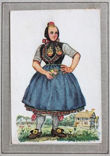Traditional Costumes in Germany in the 19th century