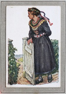 Traditional Costumes in Germany in the 19th century