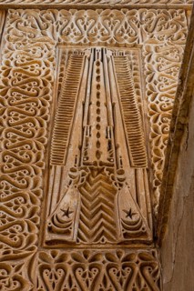 Detail artwork in a beautiful old merchant house