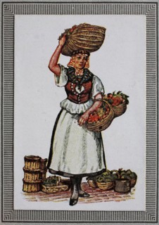 Traditional costumes in Germany in the 19th century