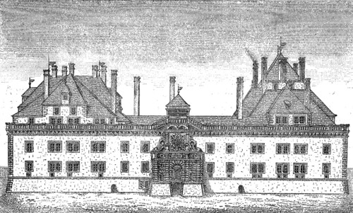 The Augustusburg in its former shape in front of 1850