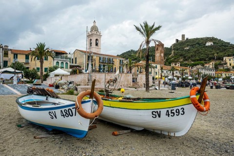 Fishing boats on the beach