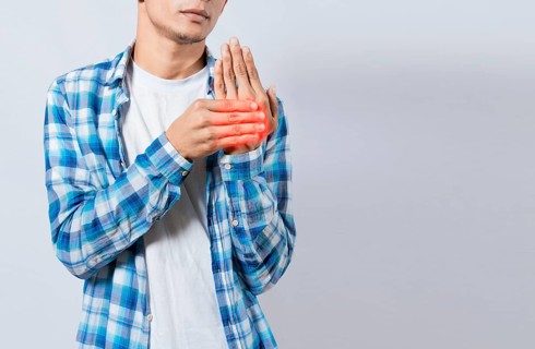People with arthritis and hand pain