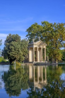 Temple of Asclepius in the Villa Borghese Park