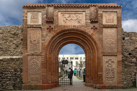Cemetery portal at the old town cemetery