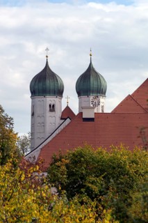Towers of the monastery church of St. Lambert