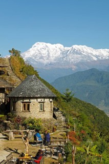 Traditional mountain village around Sarangkot