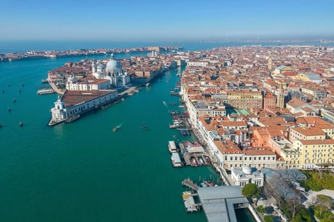 Aerial view of St Mark's Square
