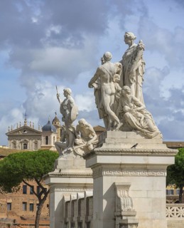 Statues at the Victor Emanuel Monument Altare della Patria