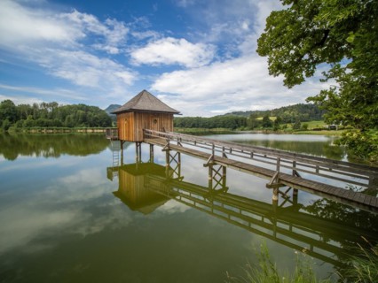 Bathing jetty at Hoerzendorfer See