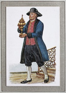 Traditional costumes in Germany in the 19th century
