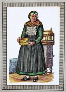 Traditional costumes in Germany in the 19th century