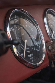 Speedometer of an old car