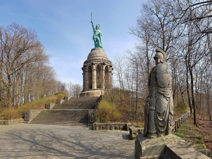 Colossal statue Hermann Monument by Ernst von Bandel