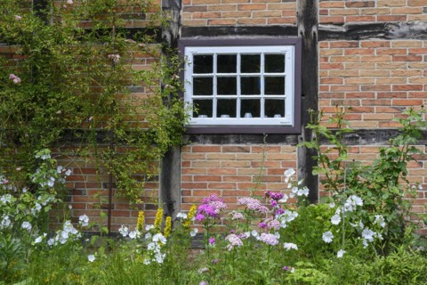 Half-timbered house in the Museumsdorf Cloppenburg