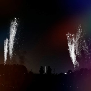 Fireworks at night