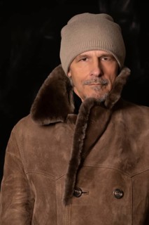 Older man in winter outfit