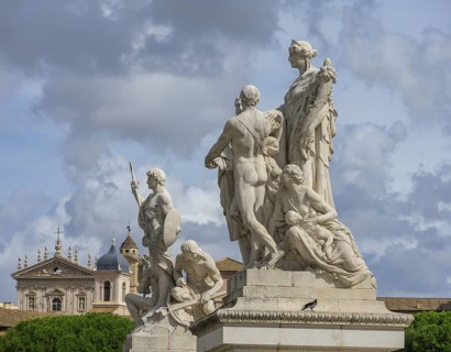 Statues at the Victor Emanuel Monument Altare della Patria