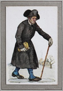 Traditional costumes in Germany in the 19th century