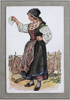 Traditional Costumes in Germany in the 19th century