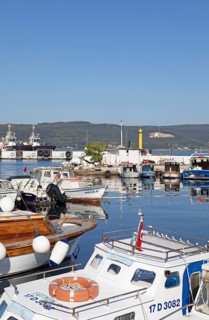 Boats in the harbour