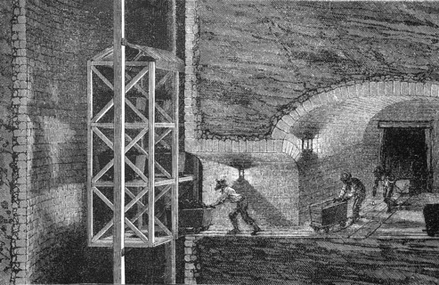 Workers in a mine