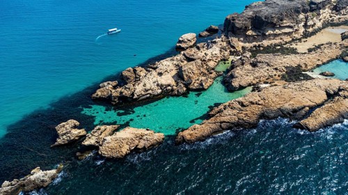 Aerial of the Farasan islands