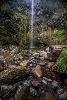 Lagoa do Vento with Upper Risco Waterfall