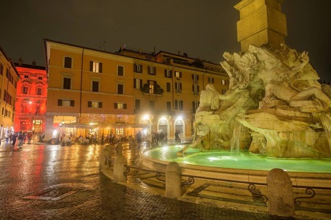 Fountain of Four Streams in Piazza Navona