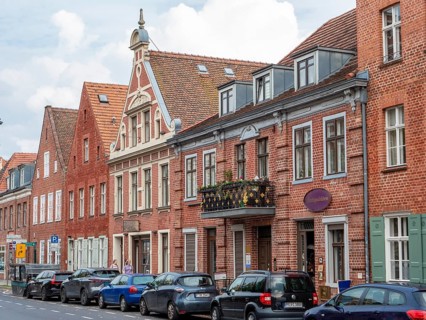 Red brick buildings in the Dutch Quarter on Kurfuerstenstrasse