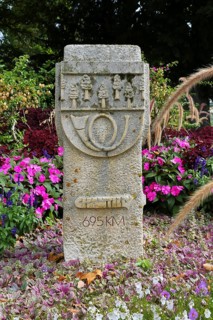 Stone with inscription Chantily