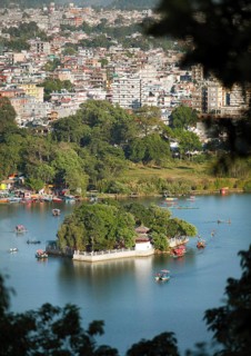 Barahi Temple in Phewa Lake