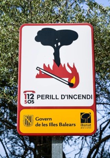 Sign Forest Fire Danger